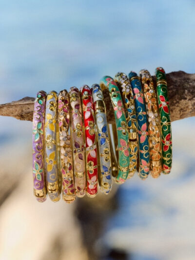 Bracelet jonc émaillé​