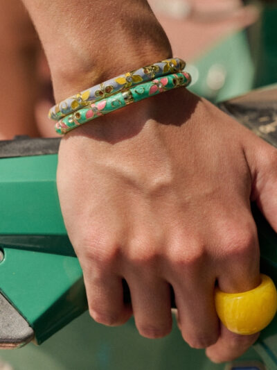 Bracelet jonc émaillé​