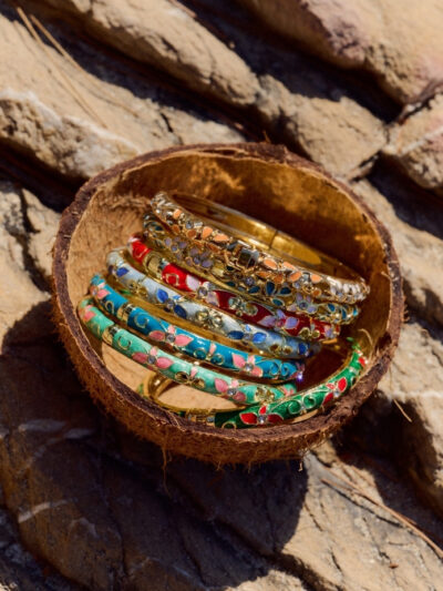 Bracelet jonc émaillé​