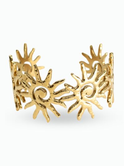 Bracelet doré manchette​​​​