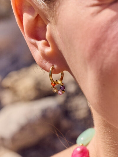 Boucles d'oreilles perles nacrées
