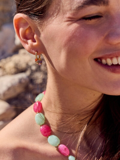 Boucles d'oreilles perles nacrées