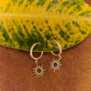Boucles d'oreilles soleil