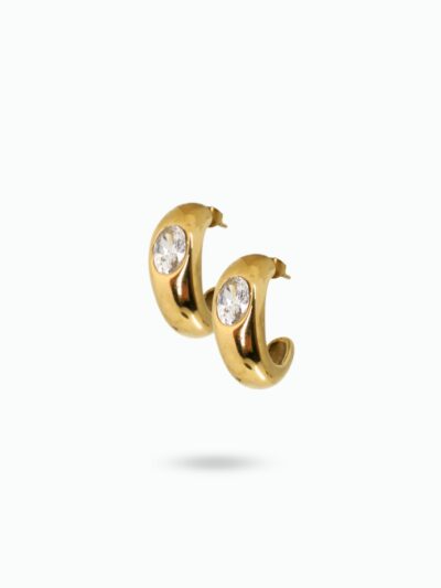 Boucles d'oreilles dorées​​
