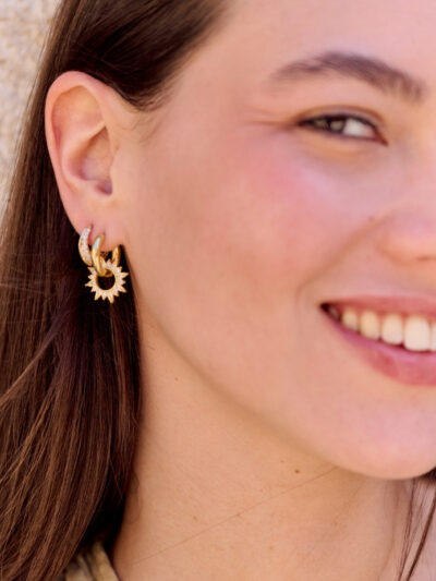 Boucles d'oreilles créoles or