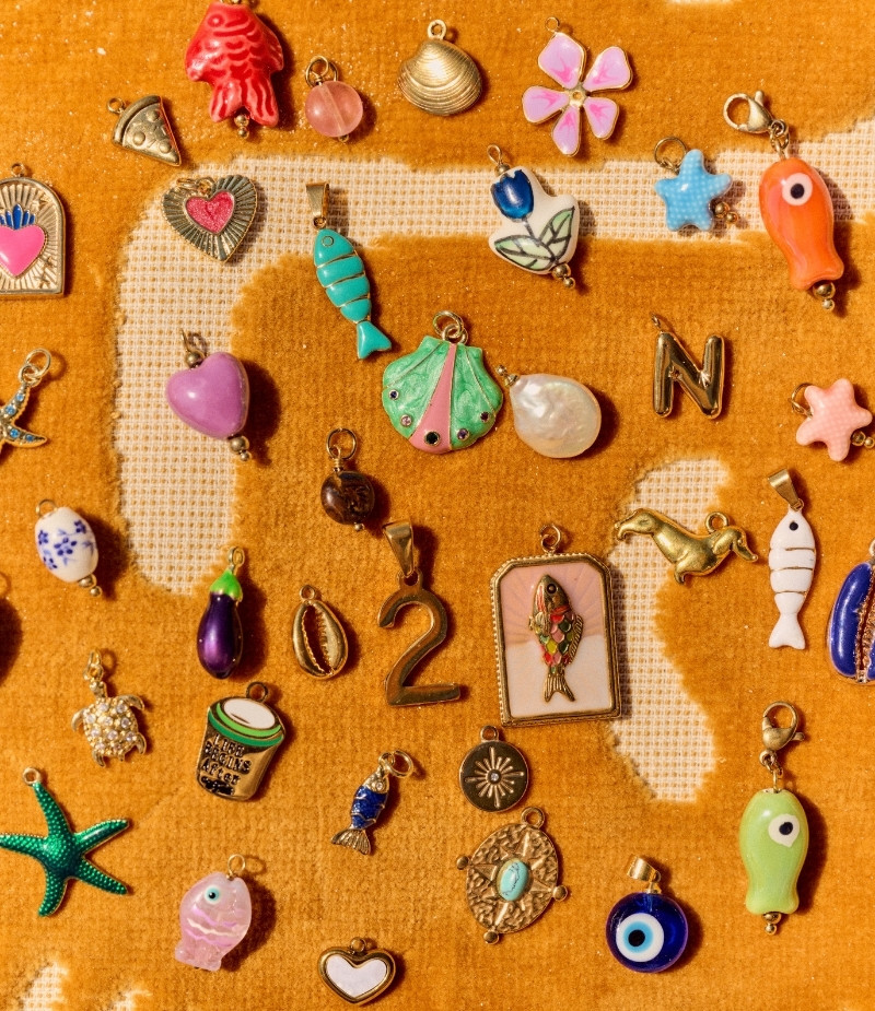 charms bijoux cailloux