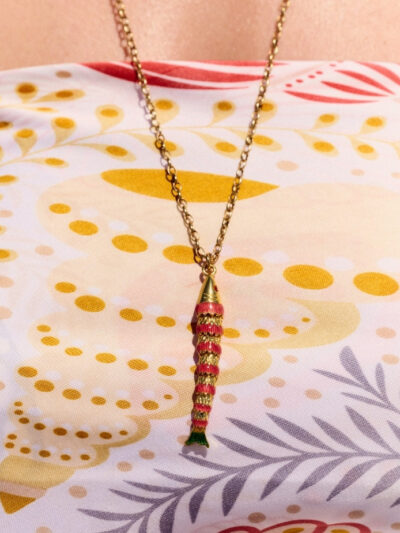 Collier long sautoir femme